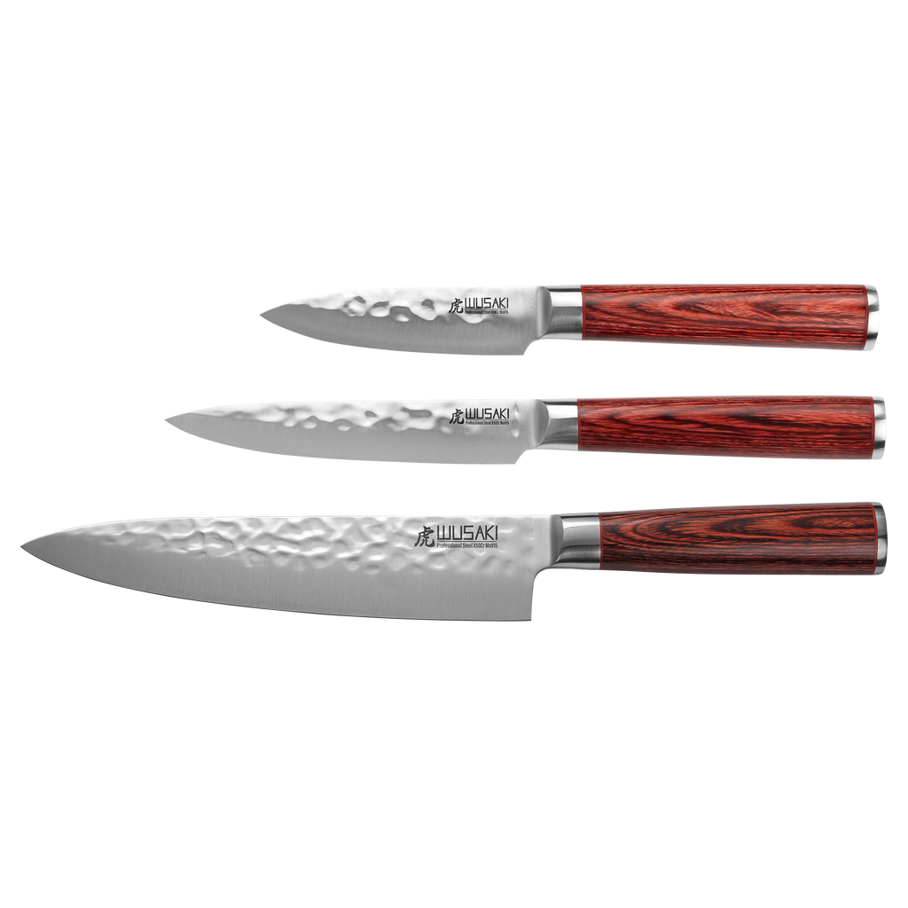 Coffret de 3 couteaux chef, office, universel Pakka - Visuel 2